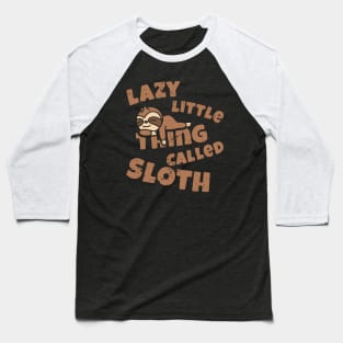 Lazy Little Thing Called Sloth - Dark Baseball T-Shirt